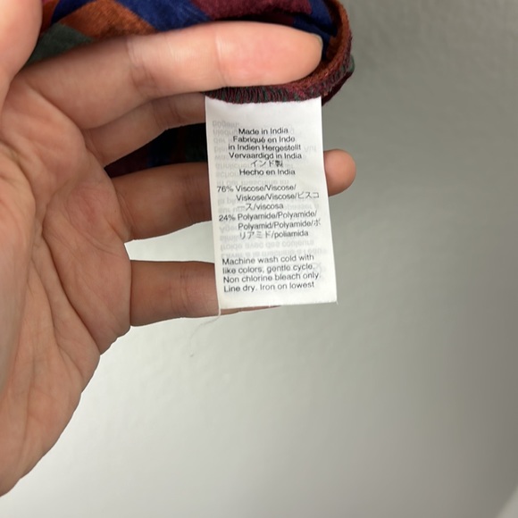 Madewell Button-Back Tie Tee in Rosalinda Stripe - Picture 7 of 11